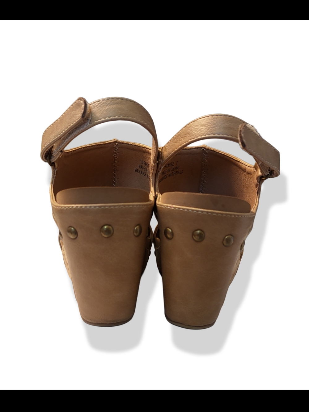 🌿Corkys Footwear Women's Size 7 Carley Wedge Sandals in a Caramel Smooth - Picture 7 of 12